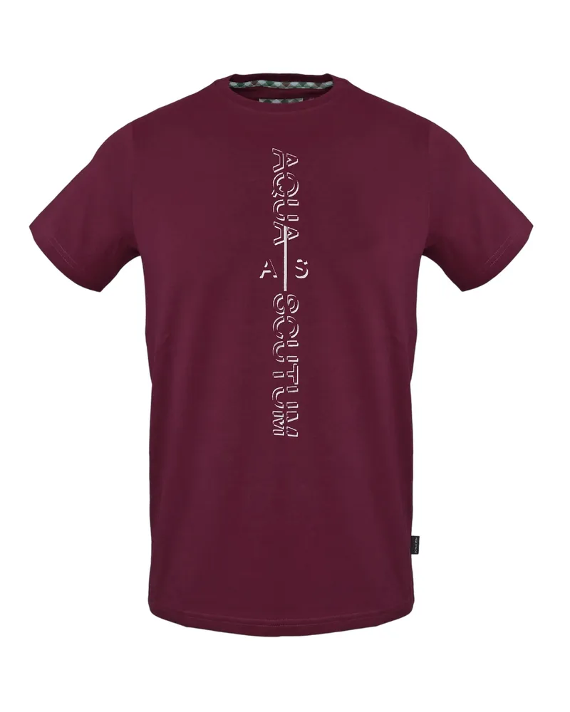 Aquascutum T-Shirt für Herren (Rot Rot