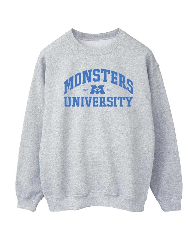 Disney Monsters University" Sweatshirt für Herren (Grau Hellgrau