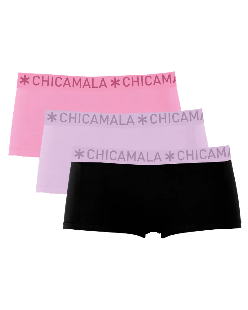 Muchachomalo Chicamala Damen-Boxershorts, 3er-Pack - Mehrfarbig Mehrfarbig