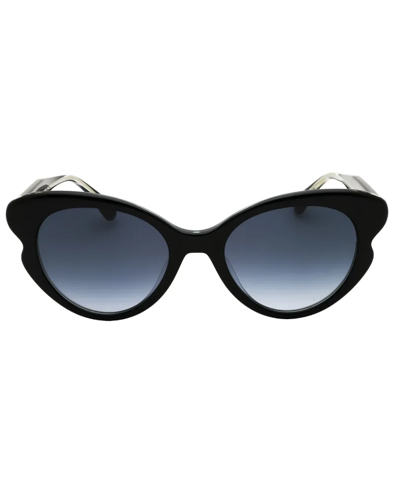 Kate Spade Elina Sonnenbrille Mit Dunkelgrau Getönten Gläsern Schwarz