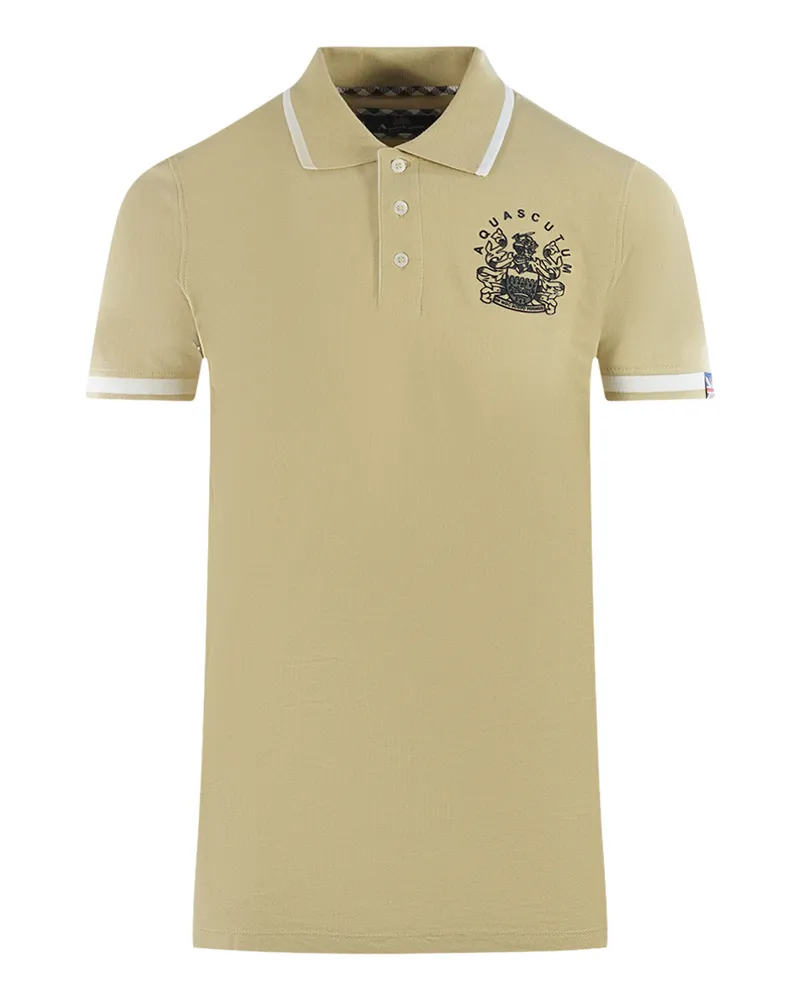 Aquascutum Poloshirt Aldis Beige mit Spitze Beige