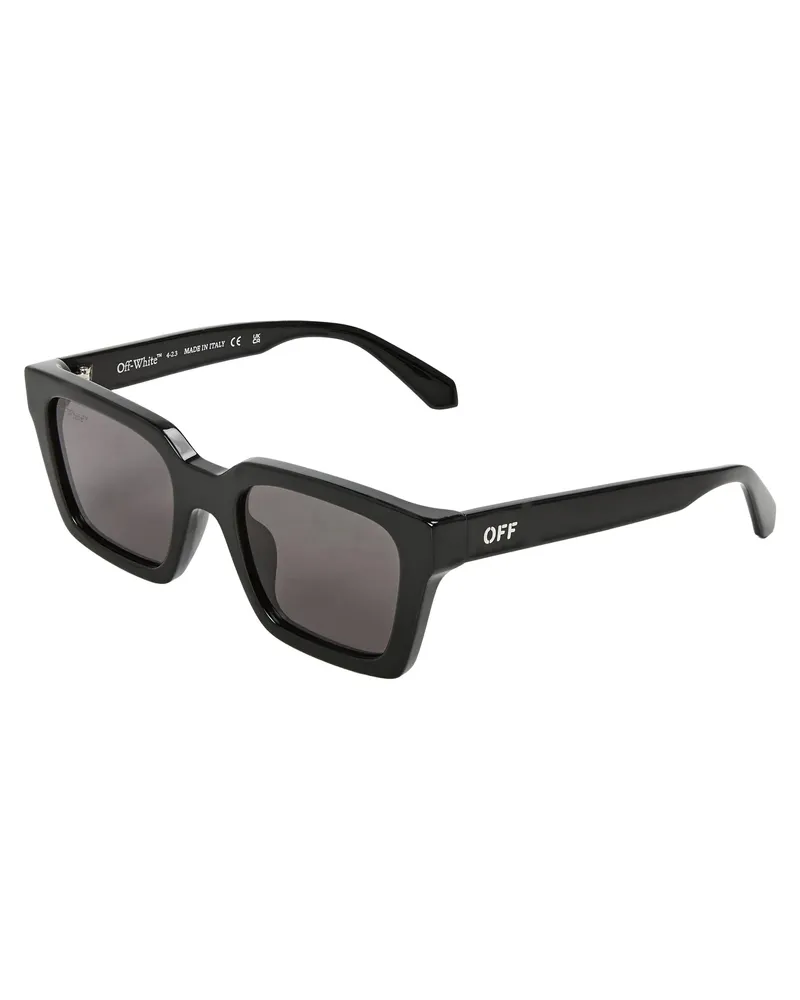 OFF-WHITE Off White - Quadratisch-Sonnenbrille für Damen, Kunststoff (Schwarz Schwarz