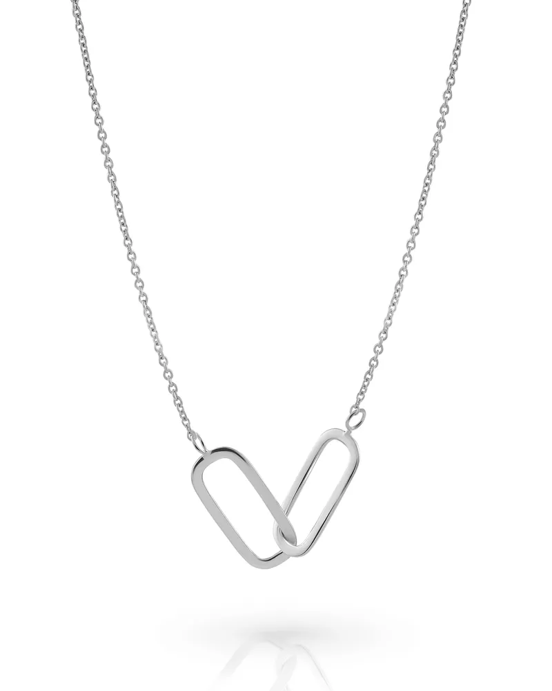 Orphelia Rose' Halskette für Damen aus 925er Sterlingsilber – Silber ZK-7561 Silber
