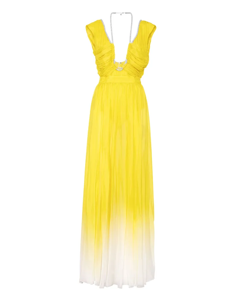 Philipp Plein Kleid Degrade Gelb