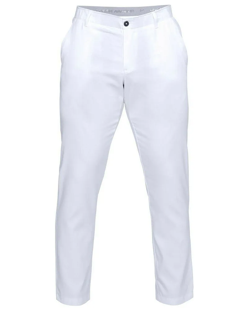 Under Armour Golf Stretch Taillenböden weiße Herren Übernahmehose 1309546 100 Weiß