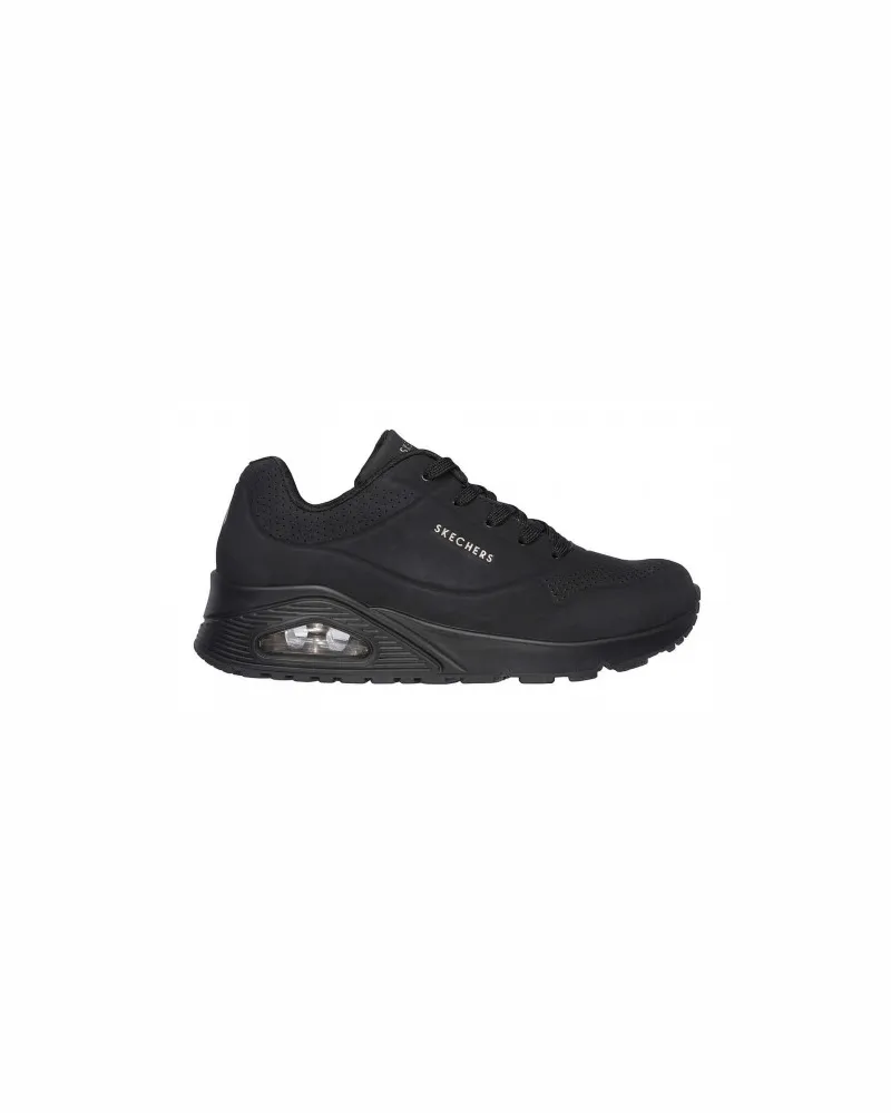 Skechers Uno Stand On Air" Sneaker für Damen, Keilabsatz (Schwarz Schwarz