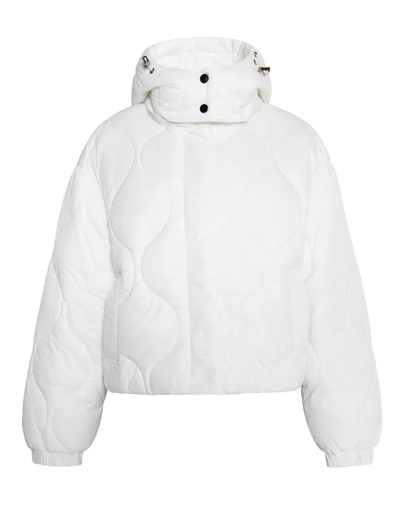 FAINA wattierter Blouson Damen Wollweiß Wollweiß
