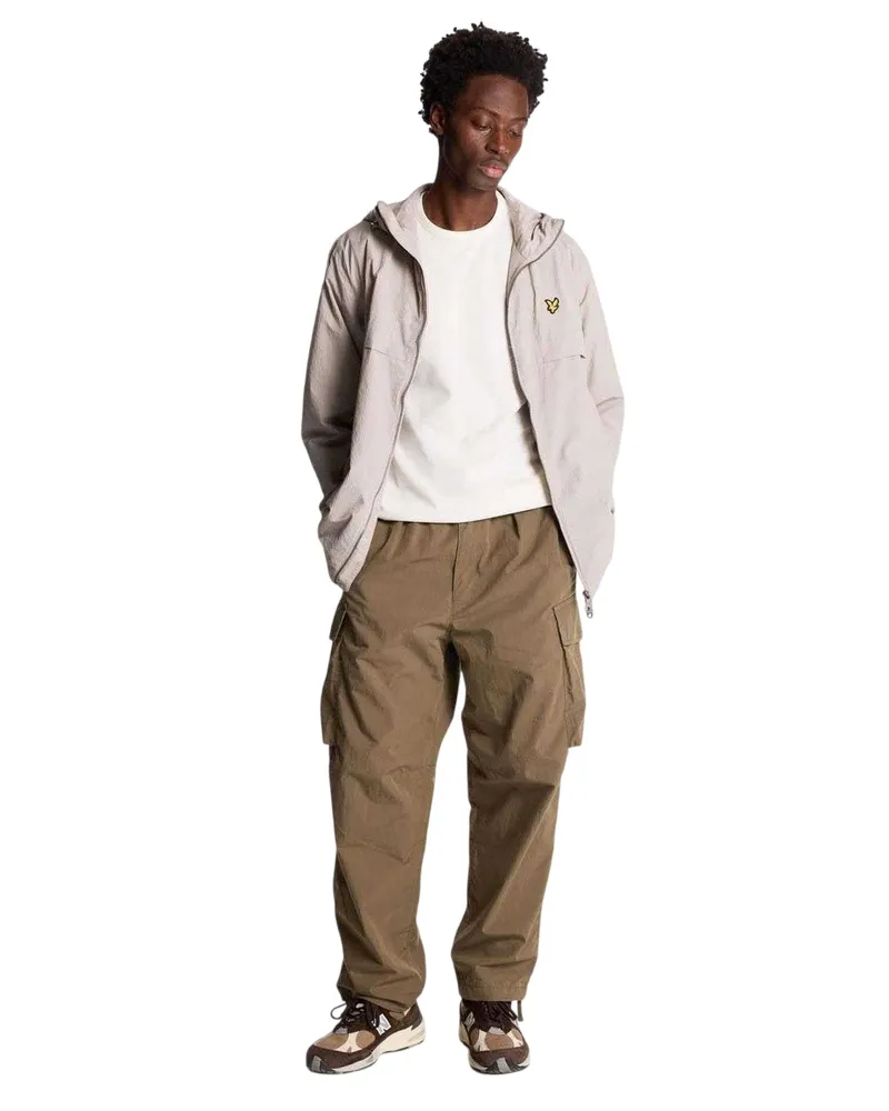Lyle & Scott Kapuzenjacke für Herren (Grau Grau
