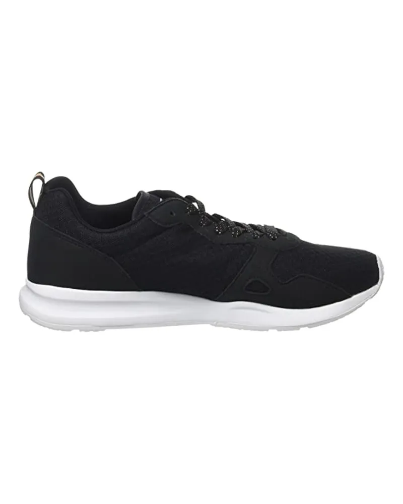Le coq sportif LCS R600 Feminine Mesh Womens Black Trainer Schwarz