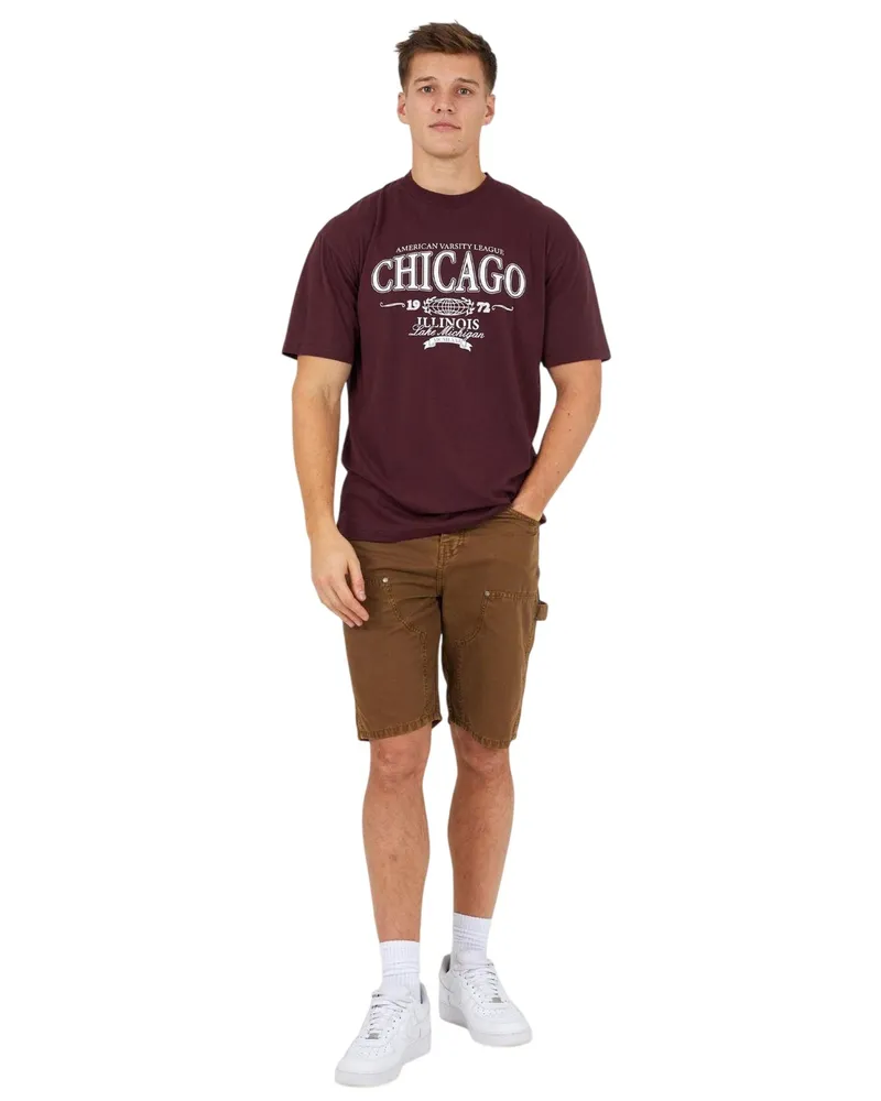 Brave Soul Freizeitshorts für Herren (Braun Braun