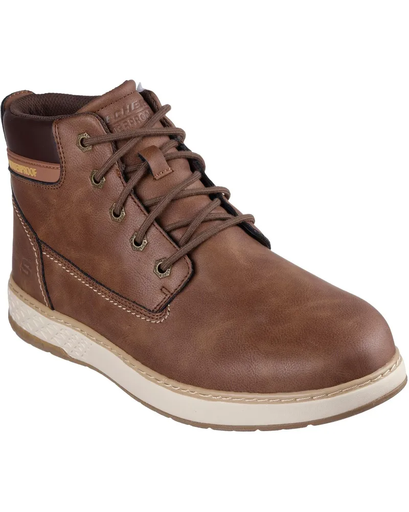 Skechers Garlan Deno Polyurethan Herren Braun Stiefeletten Braun