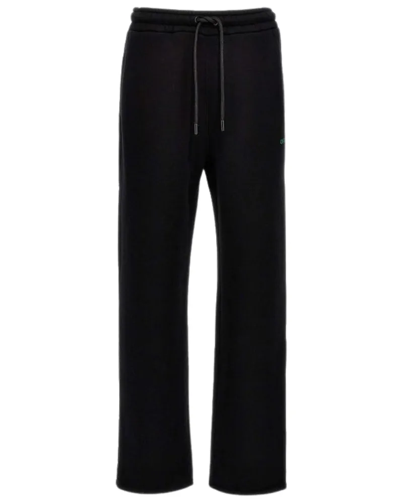 OFF-WHITE Moon Tab Jogginghose Schwarz Schwarz