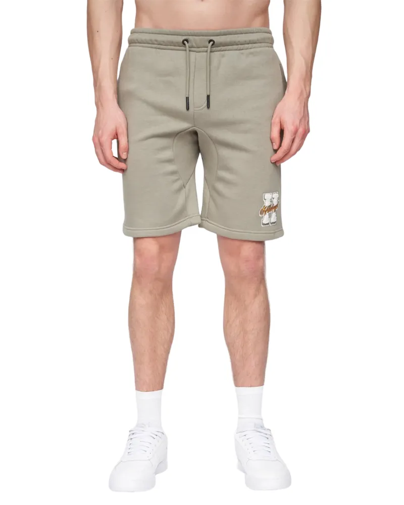 Henleys Aitchen" Sweat-Shorts für Herren (Oliv Oliv