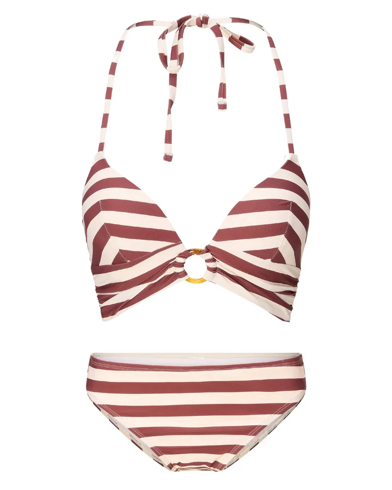 LingaDore Triangle padded bikiniset Braun
