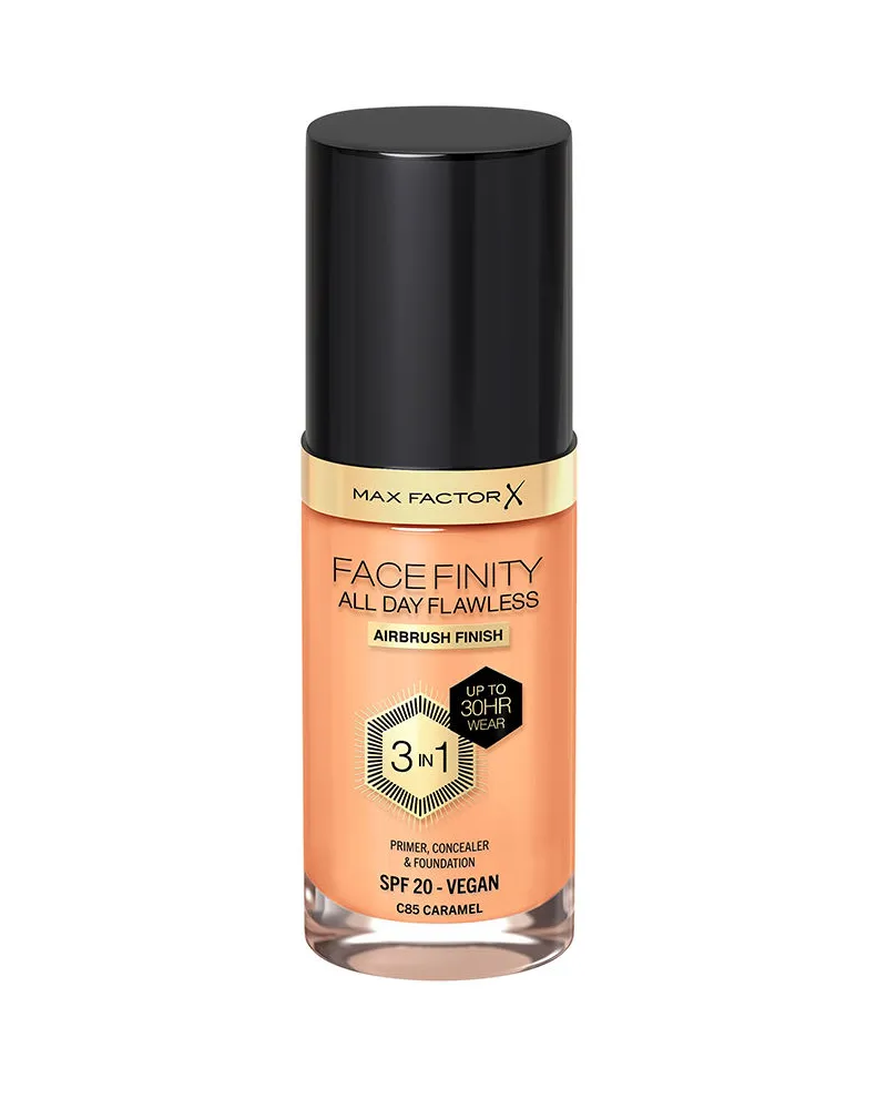 Max Factor Facefinity 3‑in‑1 Primer, Concealer & Foundation, 30 ml - #85 caramel 