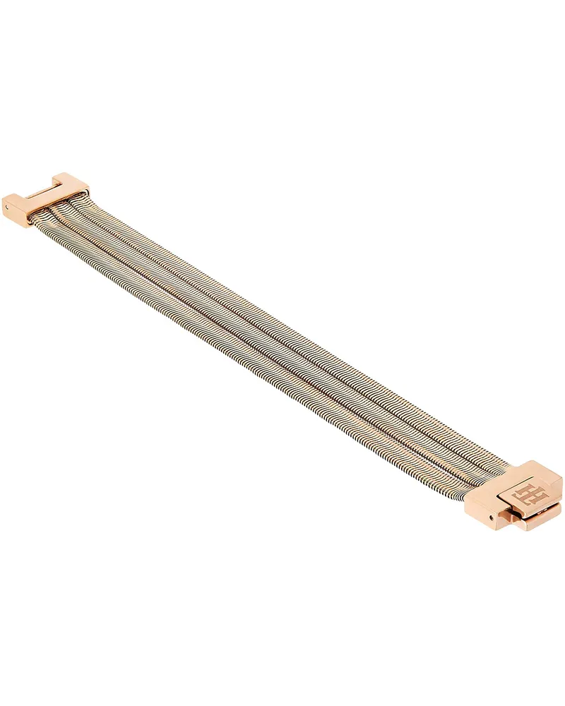 Tommy Hilfiger Damenarmband aus Edelstahl - Roségold 2700977 Roségold