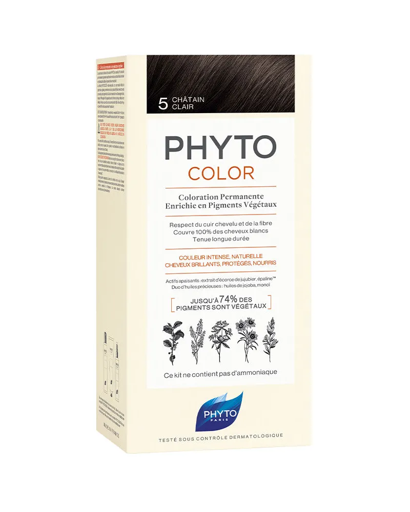 PHYTO color #5-castaño Claro 