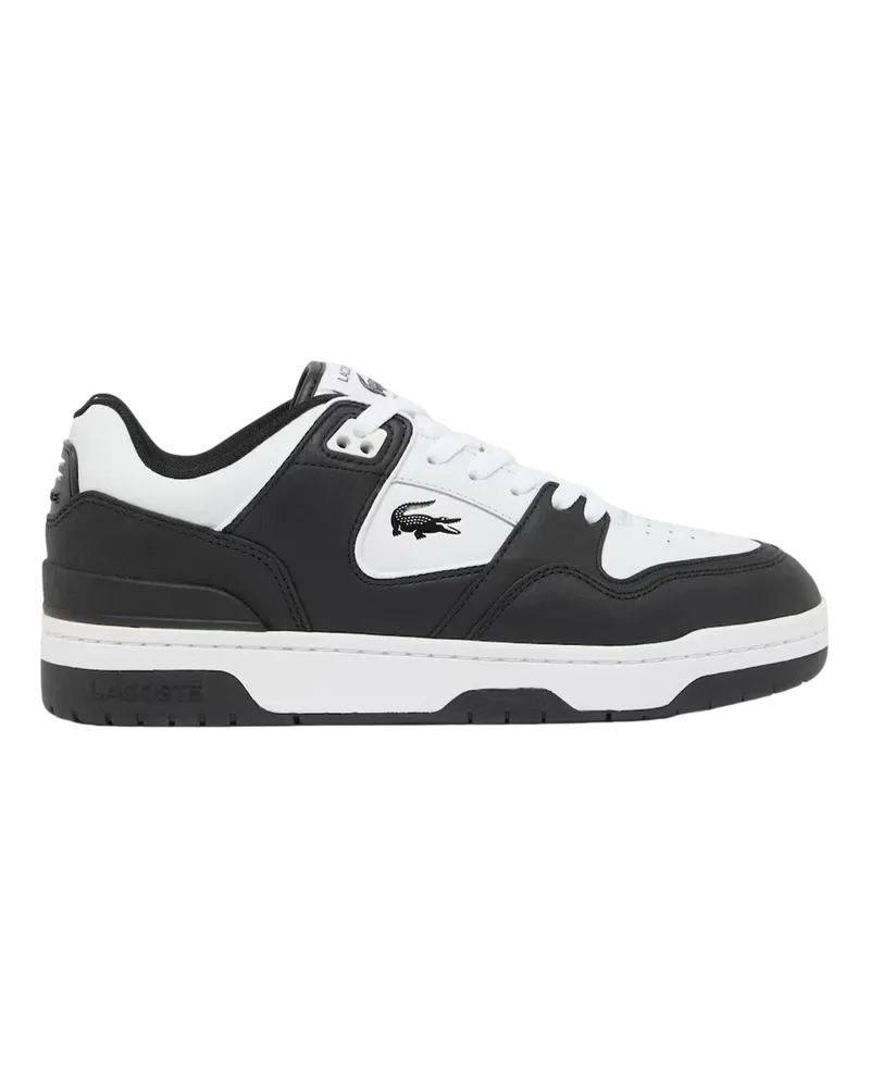 Lacoste Court Cage" Sneaker für Herren, Leder (Schwarz/Weiß Schwarz