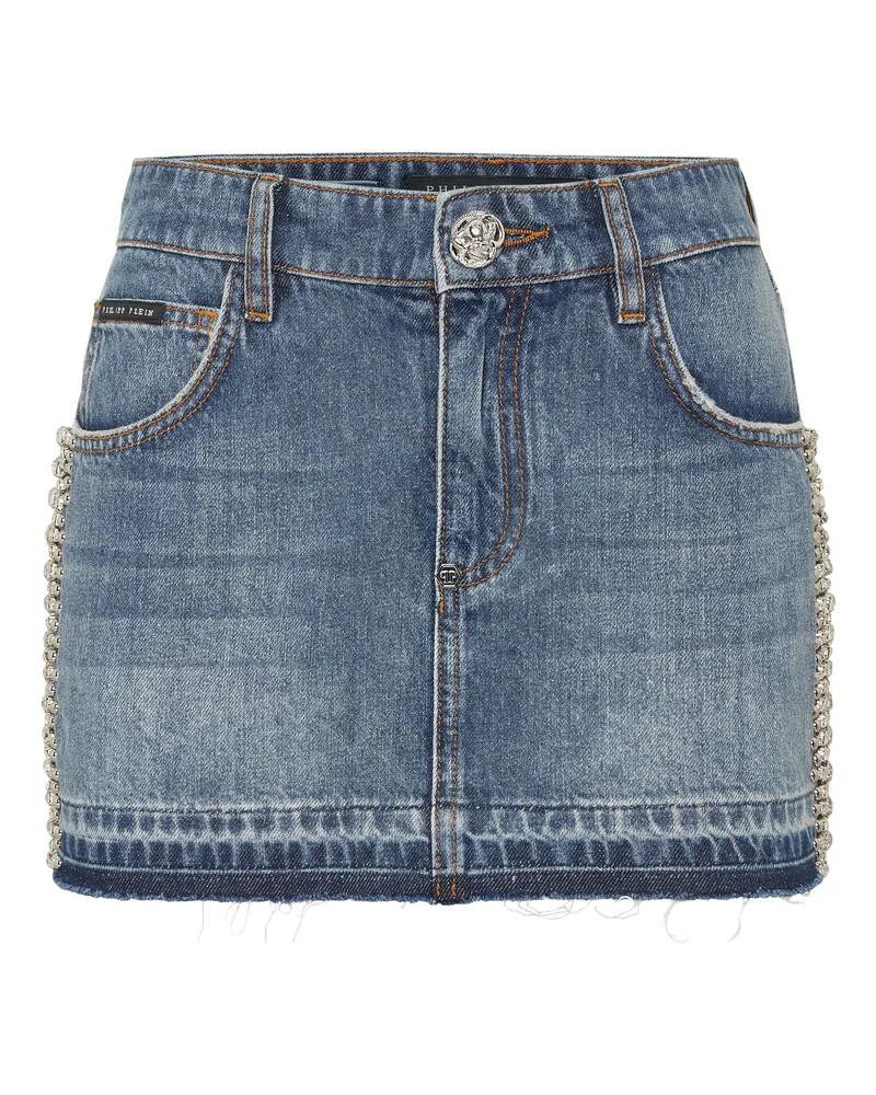 Philipp Plein Minirock Blau