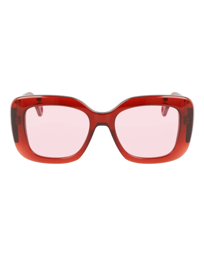 Lanvin LNV626S Damen-Sonnenbrille Dunkelrot