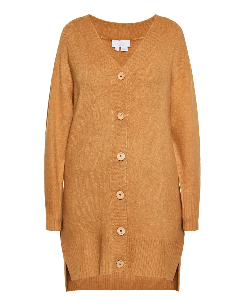 Usha Strickjacke Damen Kamel Camel