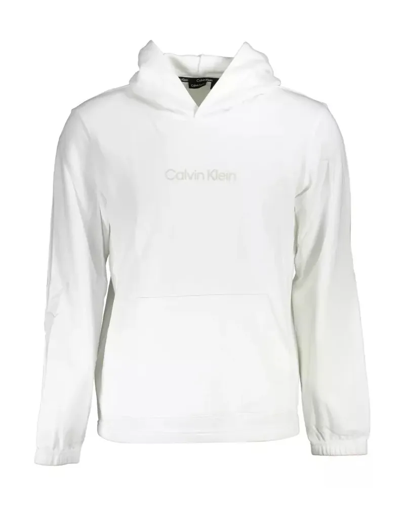 Calvin Klein Bestickter Hoodie K50k507276 Weiß