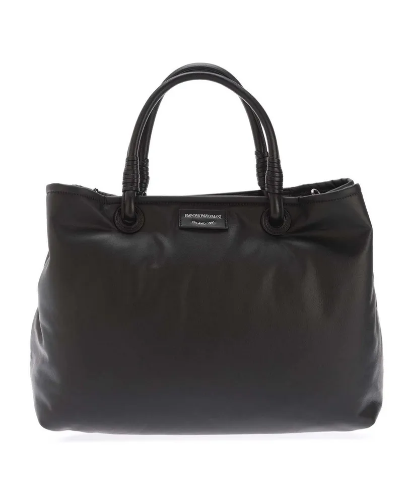 Emporio Armani EA7 - "Milano" Tragetasche (Schwarz Schwarz