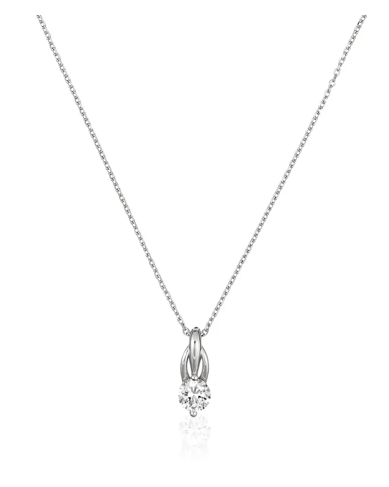 Orphelia Damen-Kette aus 925er Sterlingsilber mit Anhänger – Silber ZH-4763 Silber