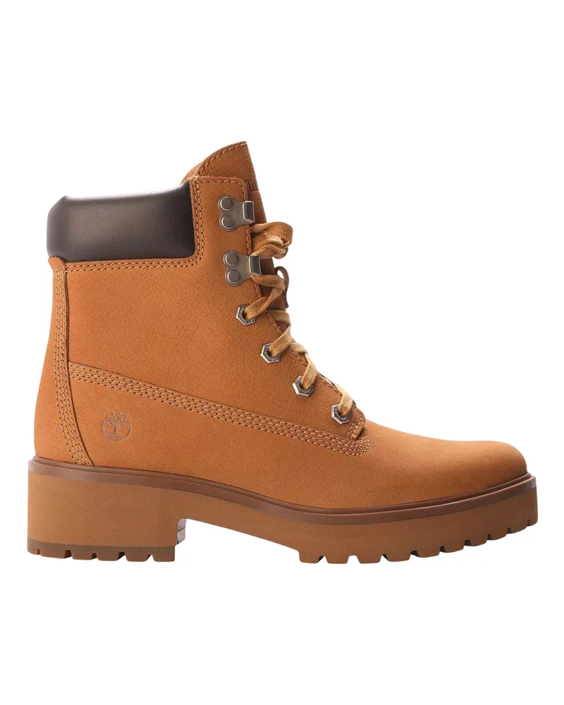 Timberland Carnaby Cool" Stiefeletten für Damen, Leder, Blockabsatz (Weizen Cognac