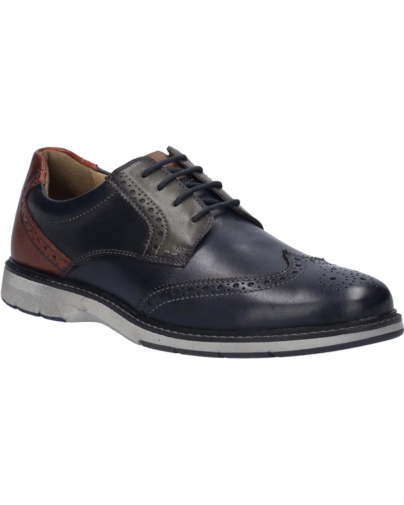 Josef Seibel Herren Halbschuh Stuart 07 in ocean-multi Blau