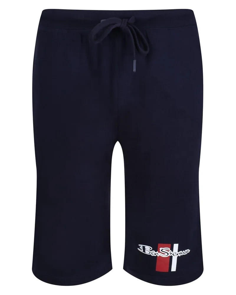 Ben Sherman Sweat-Shorts für Herren (Marine Marineblau