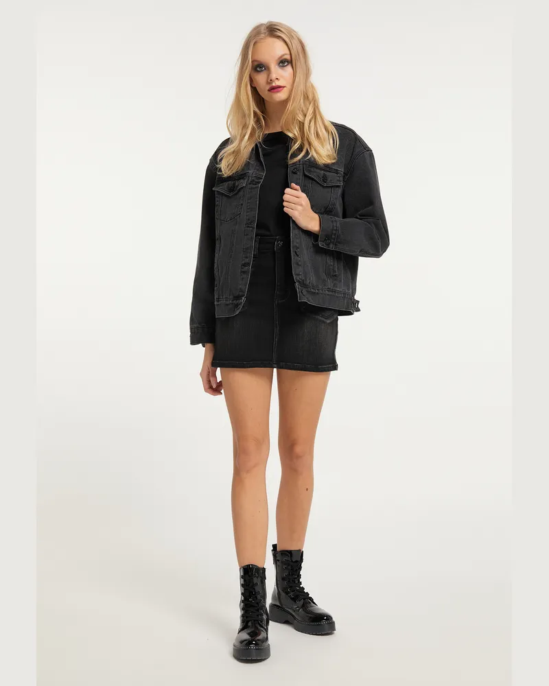 My Mo my ROCKS Veste en jean Schwarz