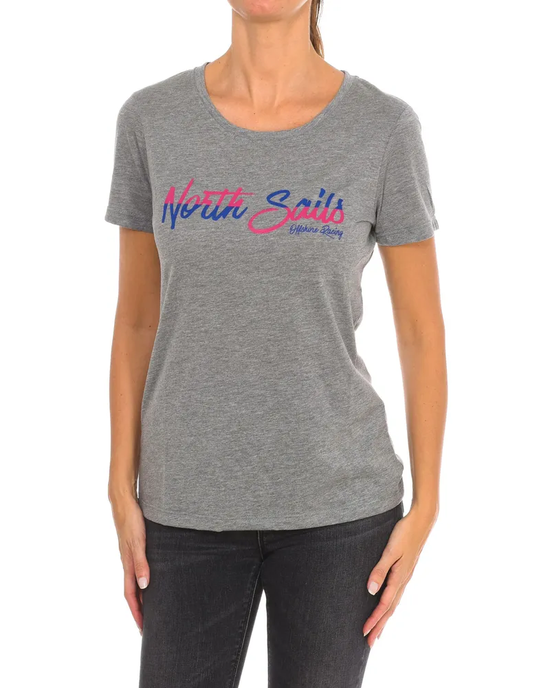 North Sails Kurzarm-T-Shirt für Frauen 9024310 Grau