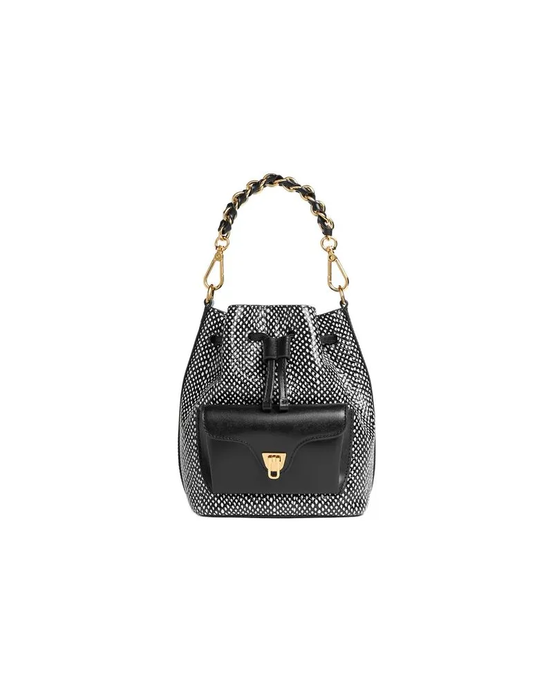 Coccinelle Handtasche Schwarz/Schwarz Schwarz