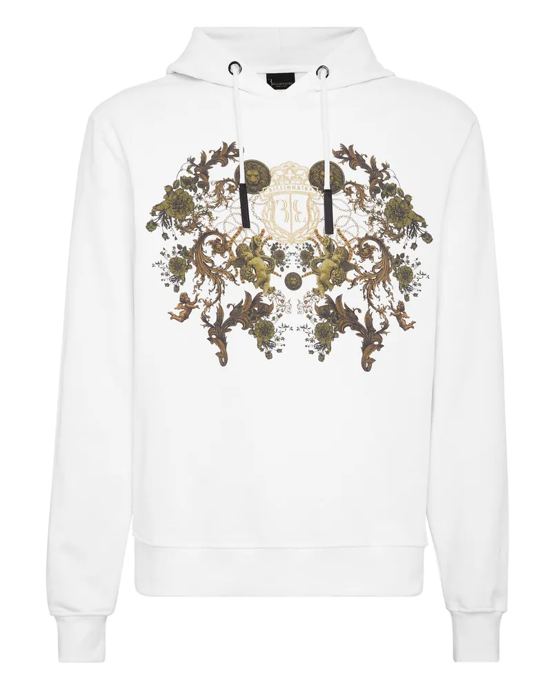 Billionaire Hoodie Crest Weiß