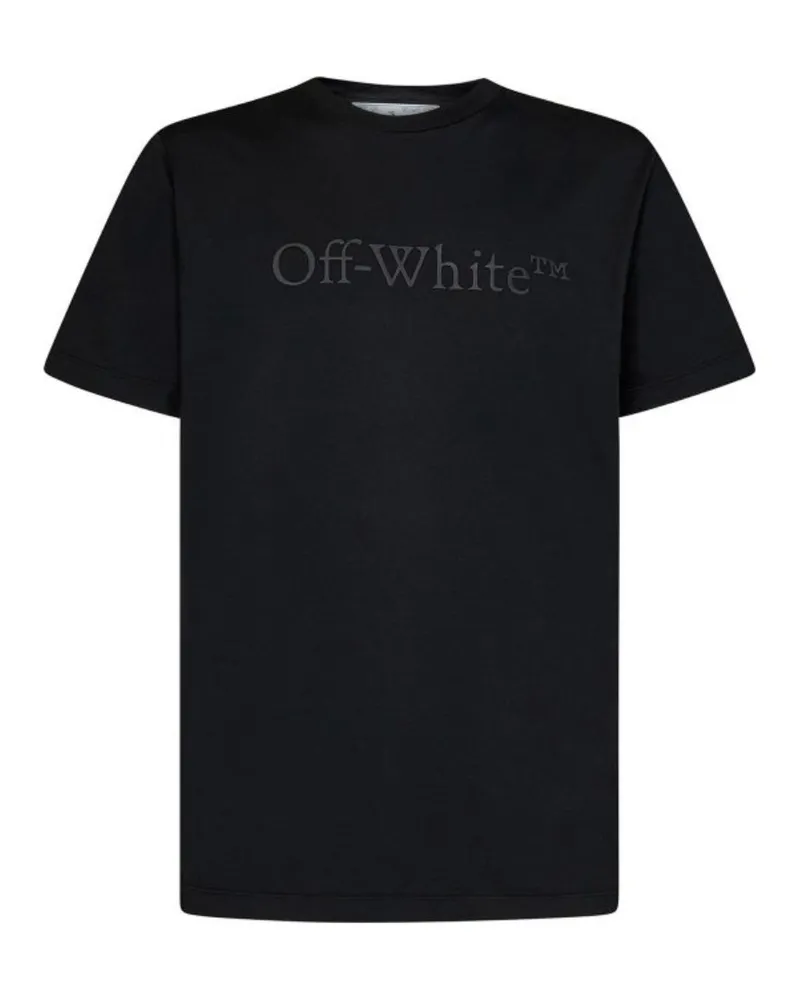 OFF-WHITE Bookish Laund Slim S/s Tee Schwarz Schwarz