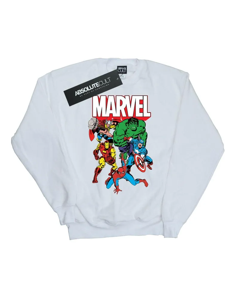 Marvel Sweatshirt für Herren (Weiß Weiß