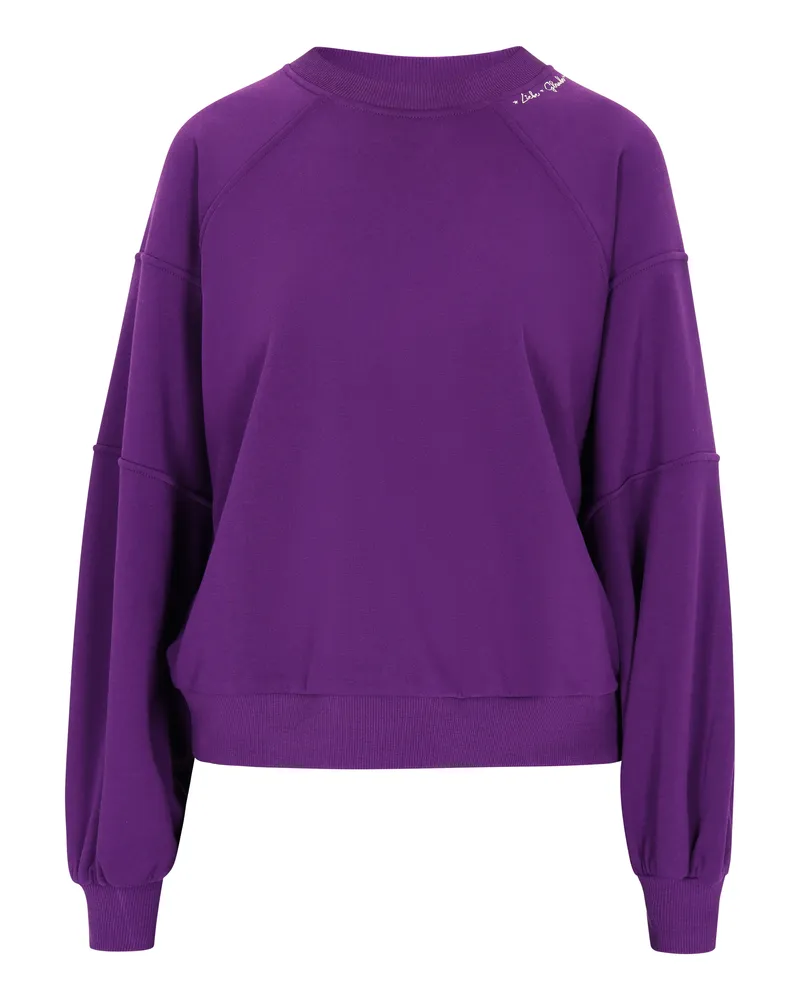 DreiMaster Sweatshirt Damen Dunkellila Lila