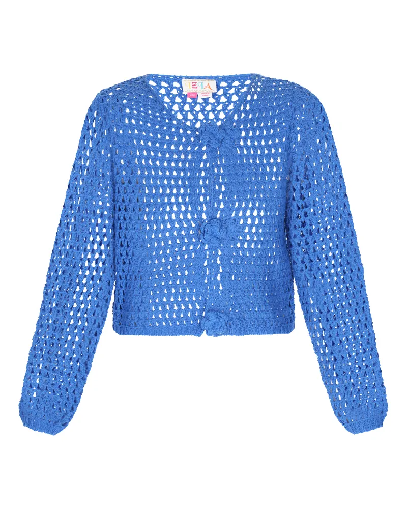 IZIA Strickjacke Frauen Blau Blau