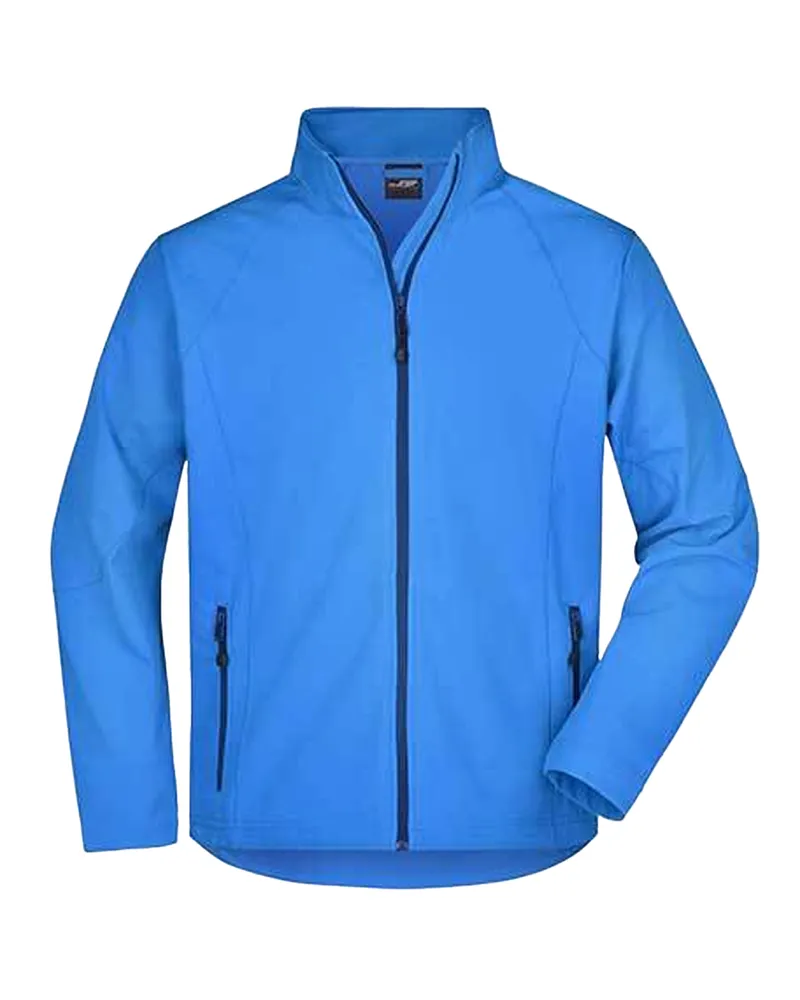 James Bond Softshelljacke für Herren (Azurblau Blau