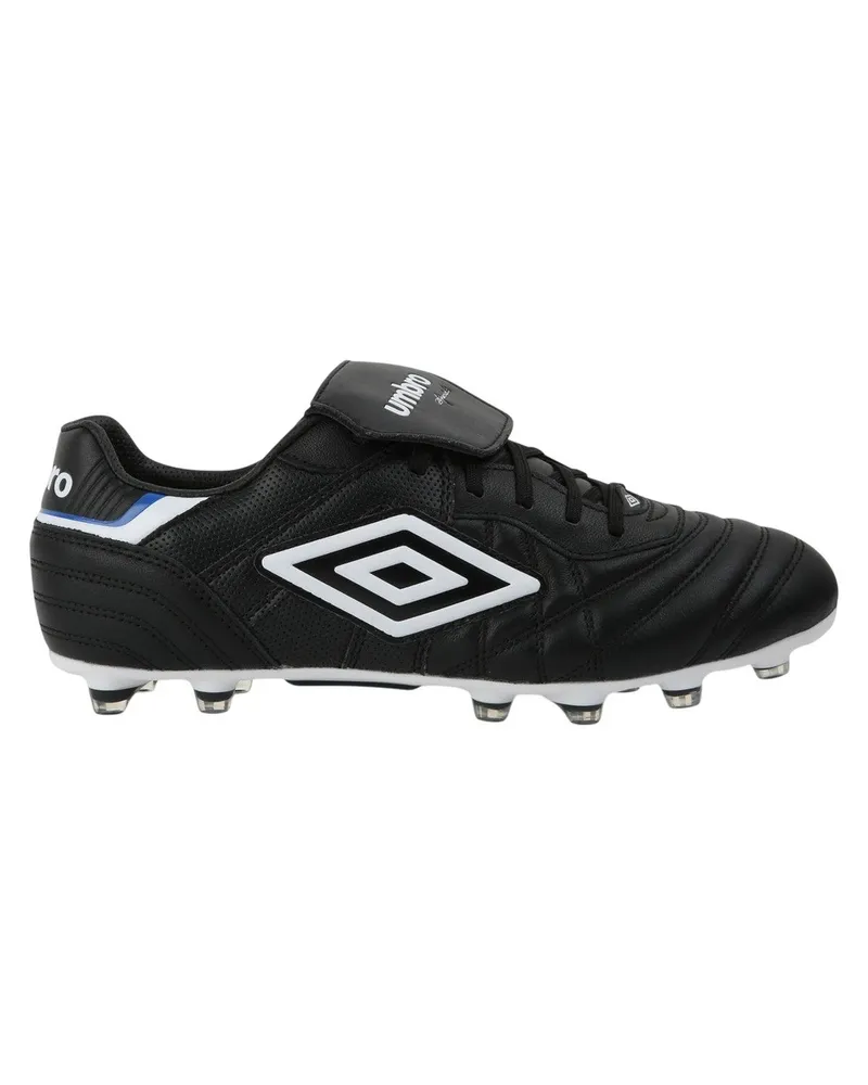 Umbro Herren Fußball-Stiefel "Speciali Eternal Team HG", Leder (Schwarz/Weiß/Königsblau Schwarz