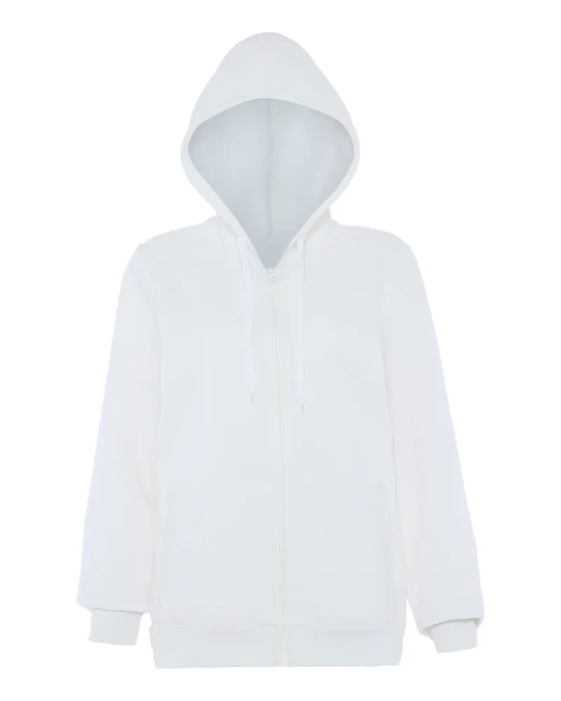 My Mo Kapuzenjacke Damen weiss Weiß