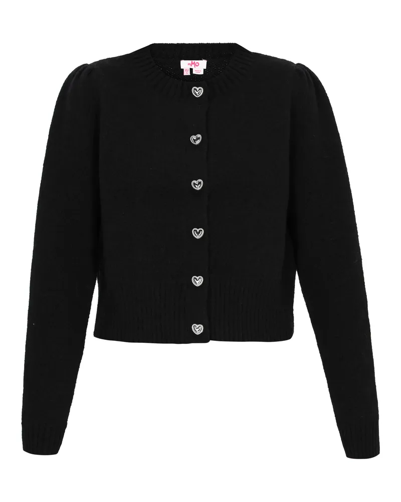 My Mo Strickjacke für Damen - Schwarz Schwarz