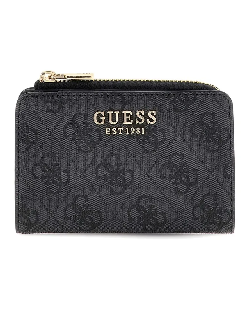 Guess Laurel II SLG Zip Around Kartenetui Dunkelgrau