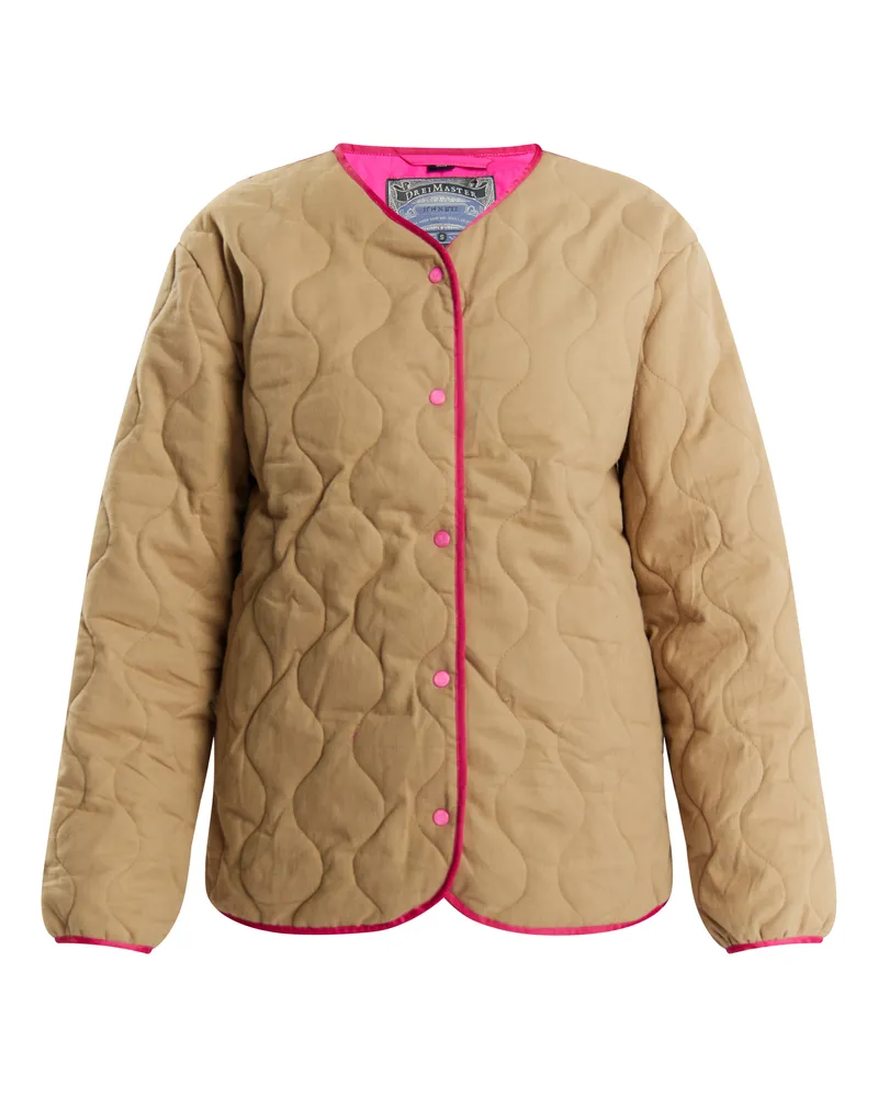 DreiMaster Steppjacke Damen Taupe Taupe