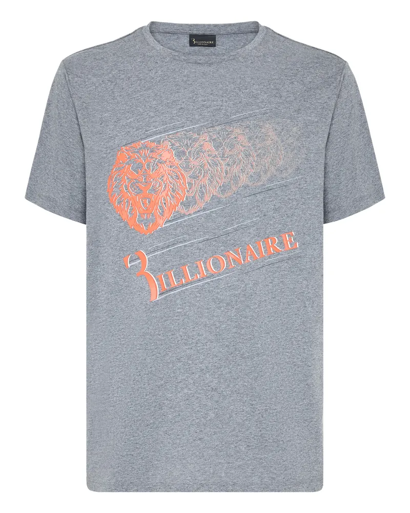 Billionaire T-Shirt mit Rundhals - Grau Grau
