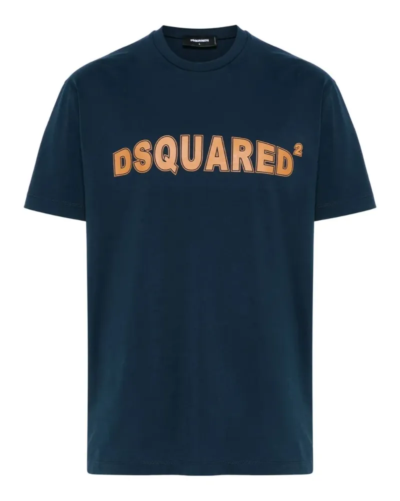 Dsquared2 Cool Fit Blau-marineblaues T-shirt Blau