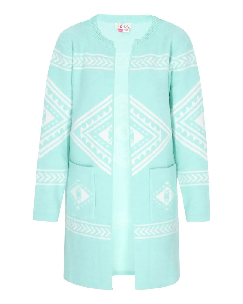 IZIA Strickjacke - Türkis Türkis