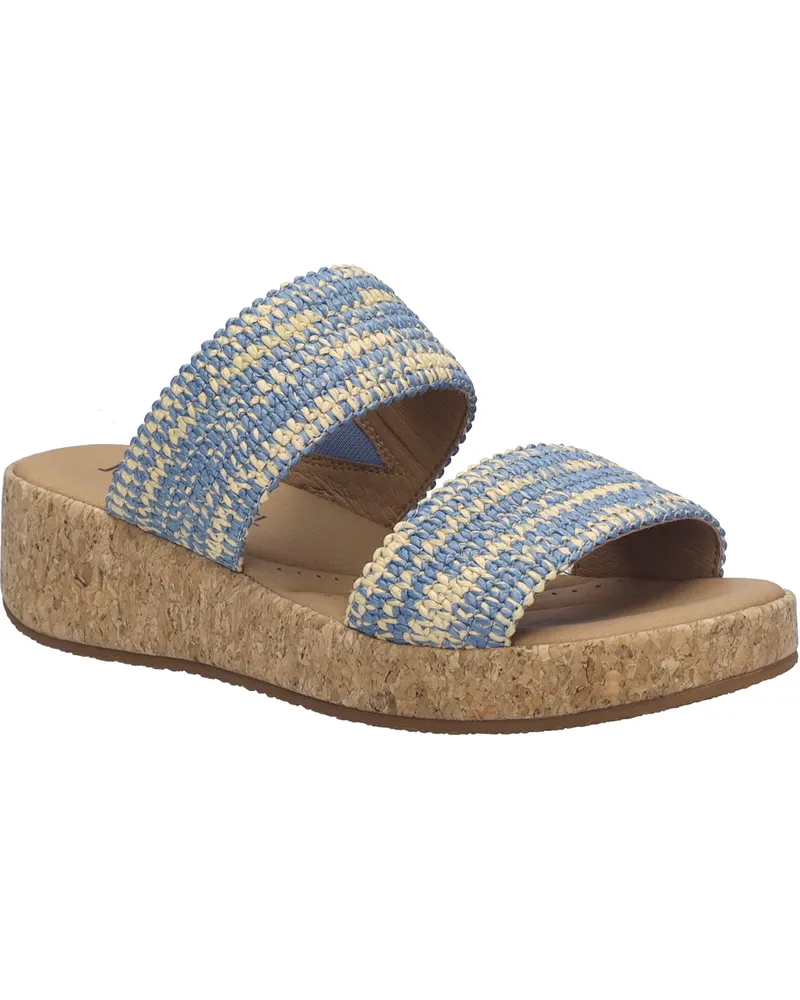 Josef Seibel Damen Slipper Evita 02 in slate blue-multi Blau