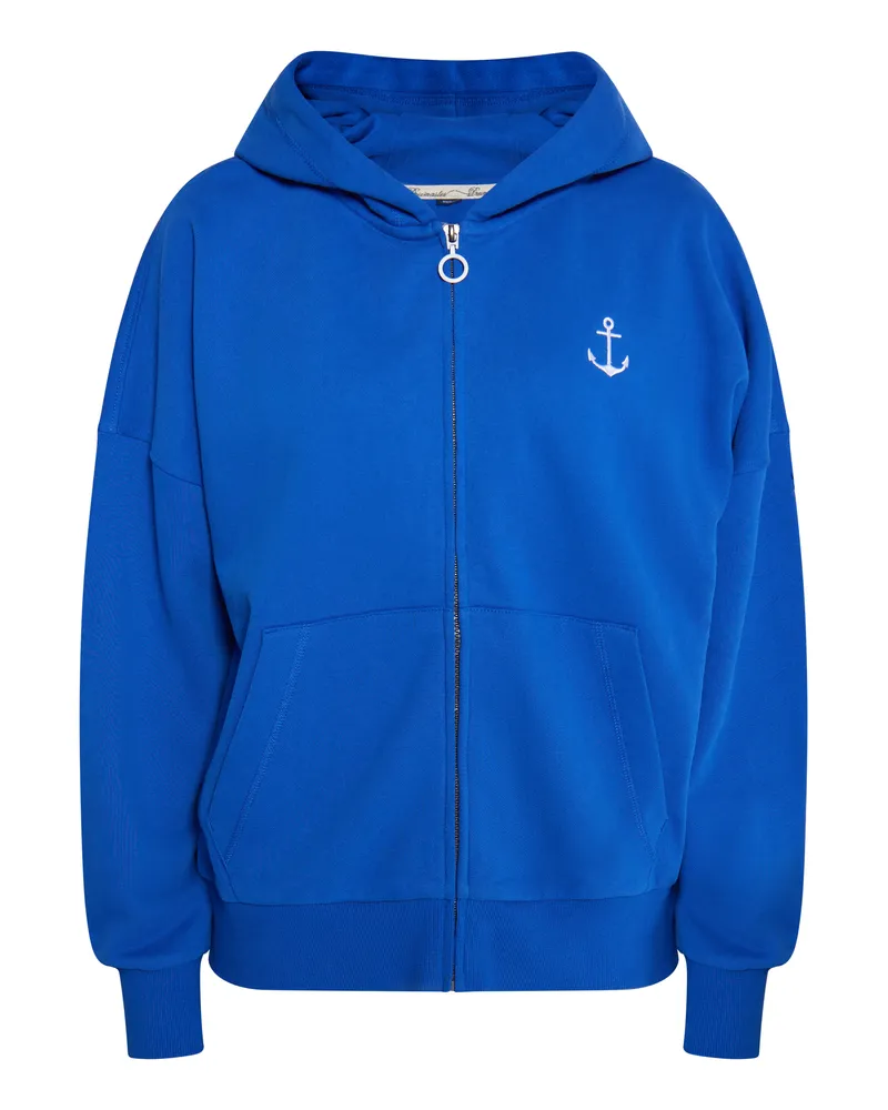 DreiMaster Kapuzenjacke Damen royalblau Blau